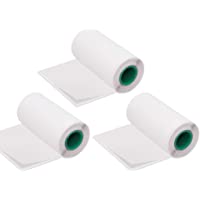 Aibecy Rollo de papel térmico adhesivo 56 x 30mm-2.2 x 1.2in Etiquetas de etiqueta adhesiva de fuente negra sin BPA para…